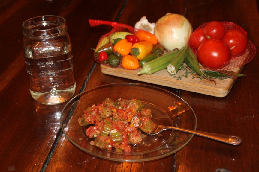 Gut Renewing Farm Fresh Stewed Tomatoes with Okra & Candy Onion